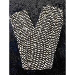 LuLaRoe Leggings One Size OS Black Ivory Snake Skin Print Soft High Rise NWOT